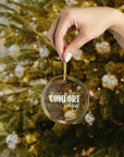 "Comfort Always" NHF Glass Ornament