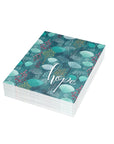 "Hope" (Teal) NHF Folded Any Occasion Cards (1, 10, 30, and 50)
