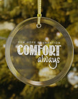 "Comfort Always" NHF Glass Ornament