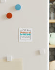 "I'm a Child Sponsor" NHF Square Magnet (White)