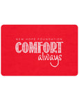 "Comfort Always" NHF Pet Food Mat (Red)