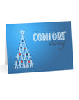 "Comfort Always" NHF Folded Christmas Cards in Blue (1, 10, 30, and 50)
