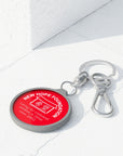 NHF Logo Tag Keyring (Red)