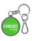 "Comfort Always" NHF Tag Keyring (Green)