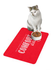 "Comfort Always" NHF Pet Food Mat (Red)