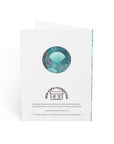 "Hope" (Teal) NHF Folded Any Occasion Cards (1, 10, 30, and 50)