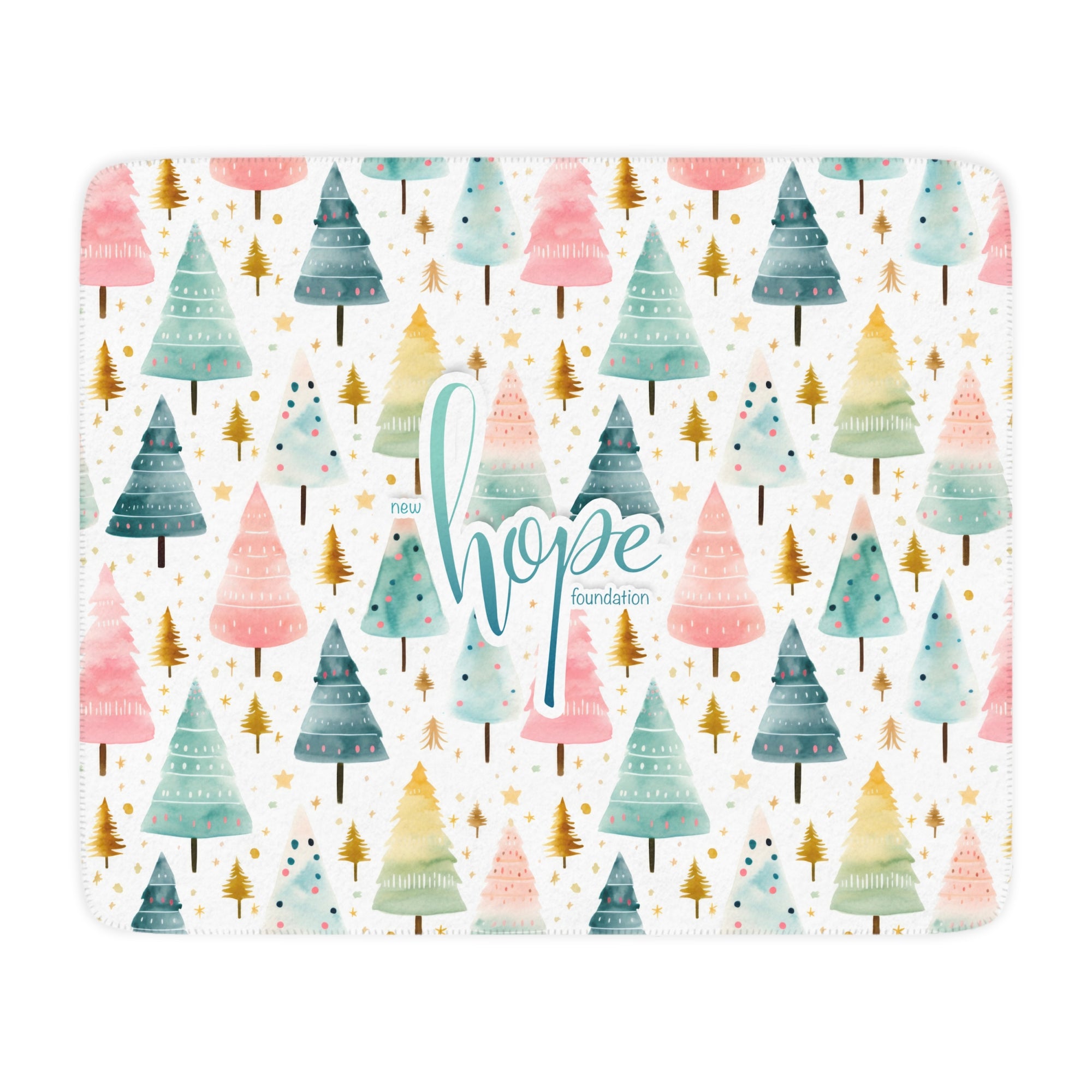 &quot;Hope&quot; NHF Christmas Sherpa Blanket