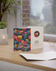 "Merry Village" NHF Folded Christmas Cards (1, 10, 30, and 50)