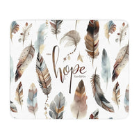 "Hope" NHF Tan Sherpa Blanket