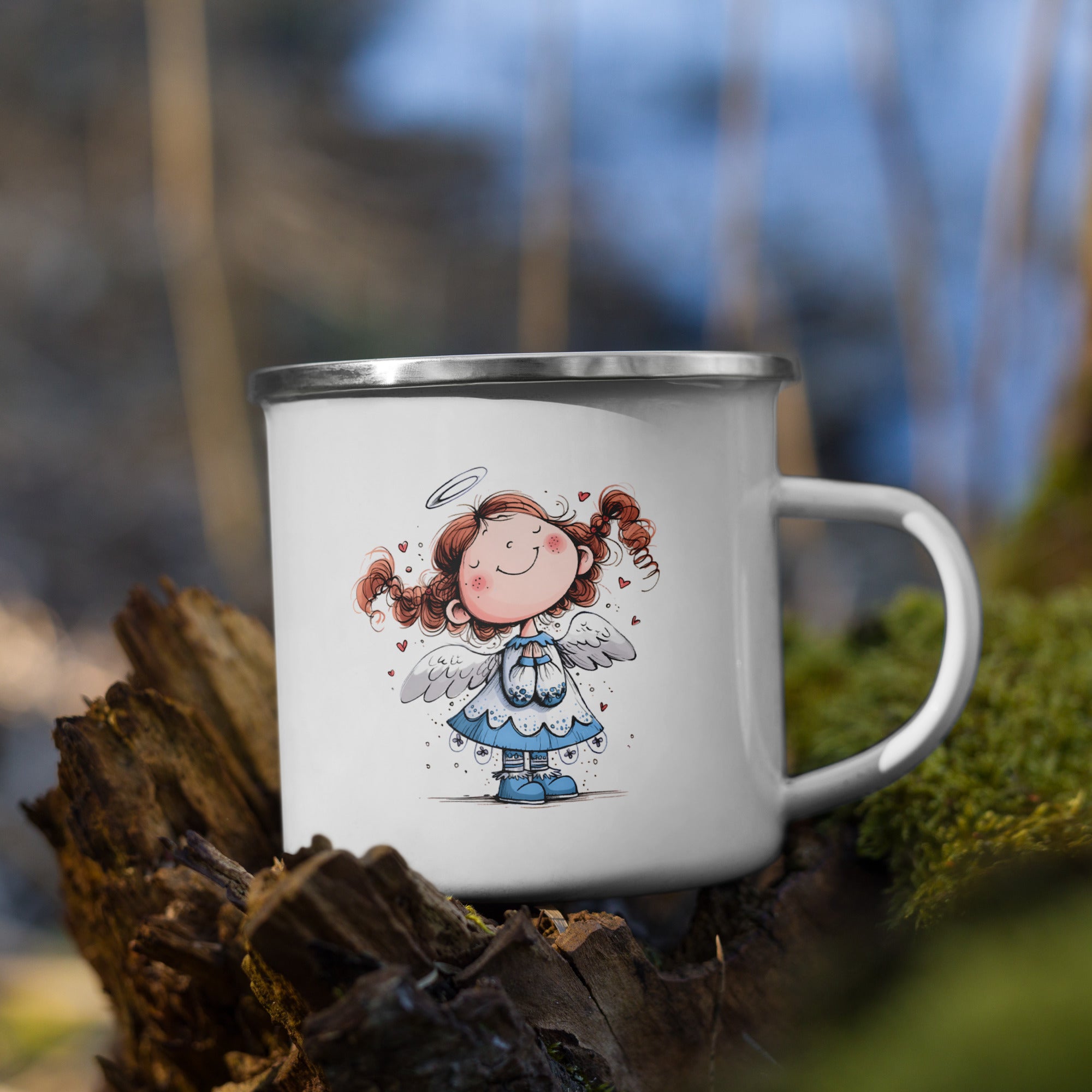 &quot;Comfort Always&quot; NHF Enamel Mug (Christmas)