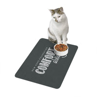 "Comfort Always" NHF Pet Food Mat (Gray)