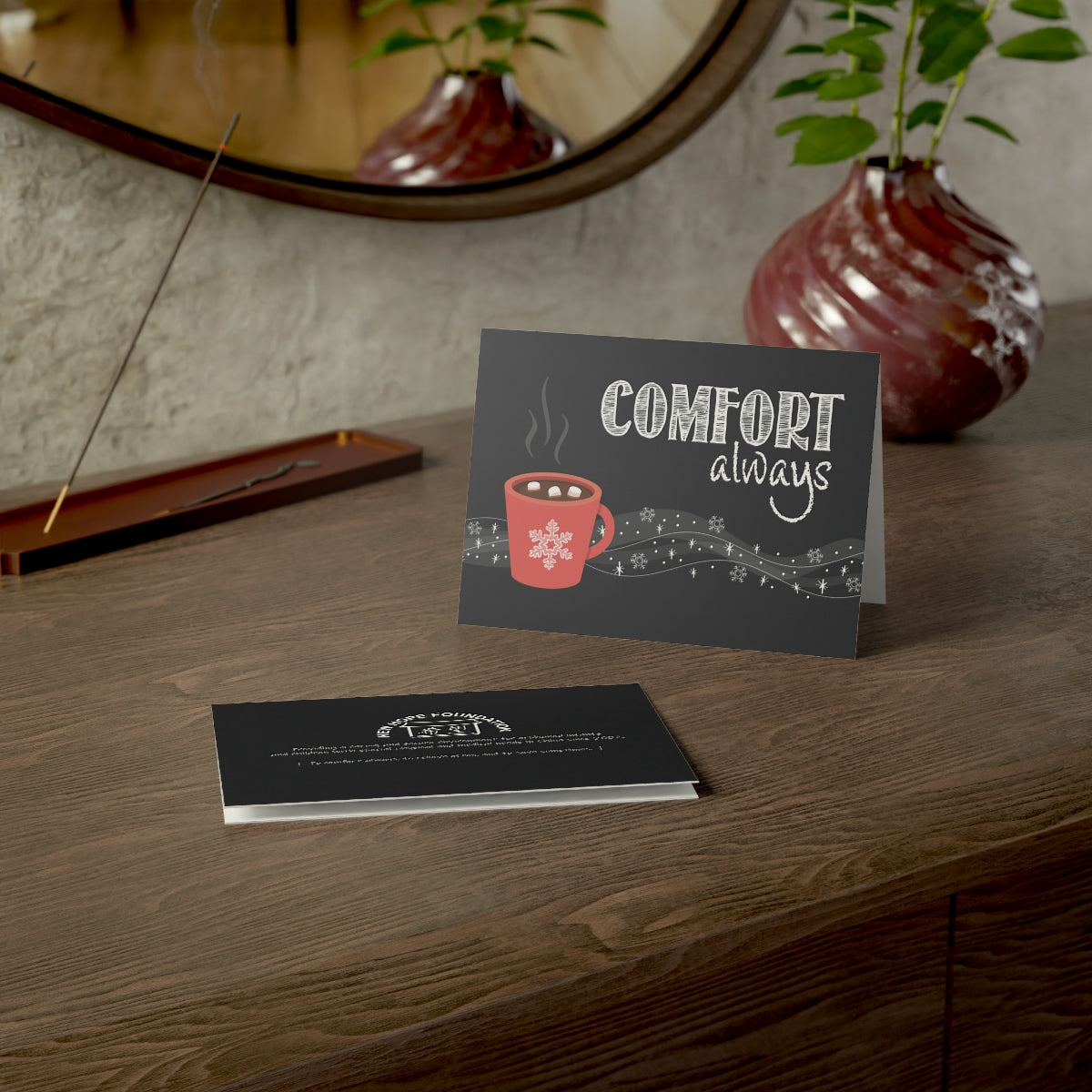 &quot;Comfort Always&quot; NHF Folded Greeting Cards (1, 10, 30, and 50)