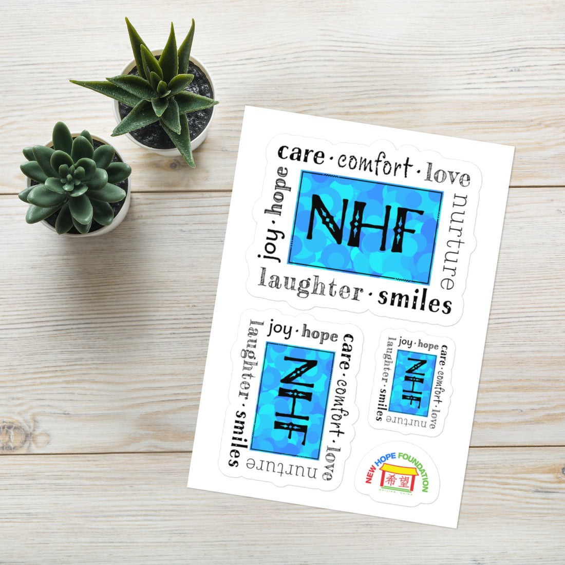 "Encouraging Words" NHF Sticker Sheet